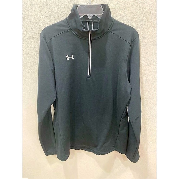 Under Armour women’s Black 1/4 Zip Pullover L Long Sleeve Activewear - Picture 1 of 6